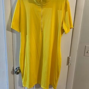 Yellow Neon Queen Dress